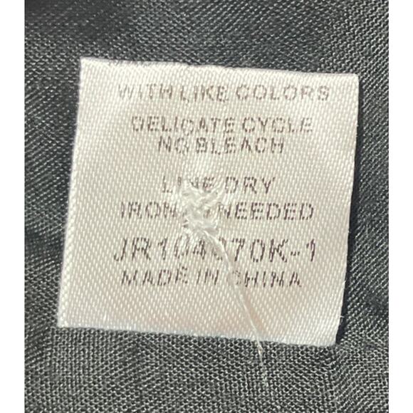 Vintage Minimal Halter Dress Size 12 Pockets Metallic 90s Y2K Whimsygoth - Picture 10 of 13